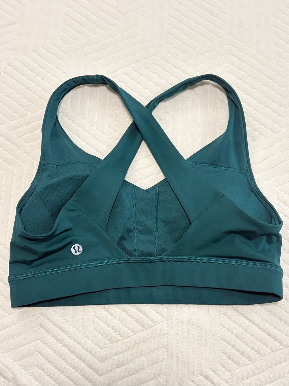 lululemon athletica Deep Teal Cross-Back Sports Bra